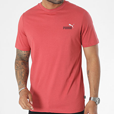 Puma - Tee Shirt Essential Small Logo 674470 Rouge