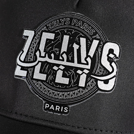 Zelys Paris - Gorro negro plateado