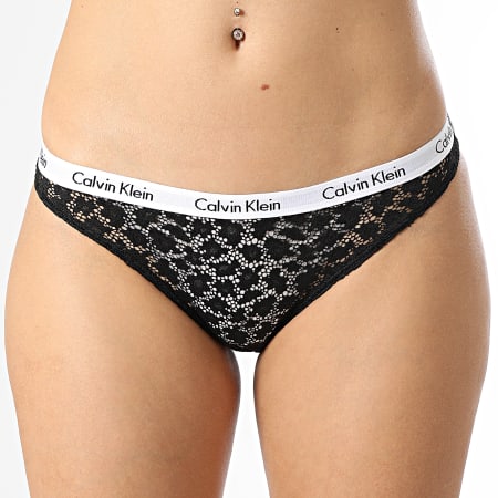 Calvin Klein - Lot De 3 Culottes Brésiliennes Femme QD3925E Noir Gris Bordeaux