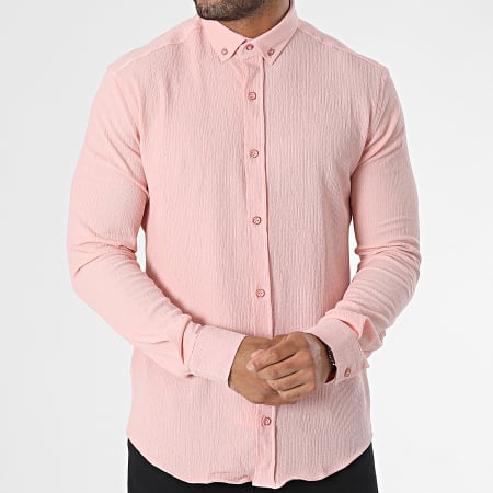 Classic Series - Camicia a maniche lunghe rosa