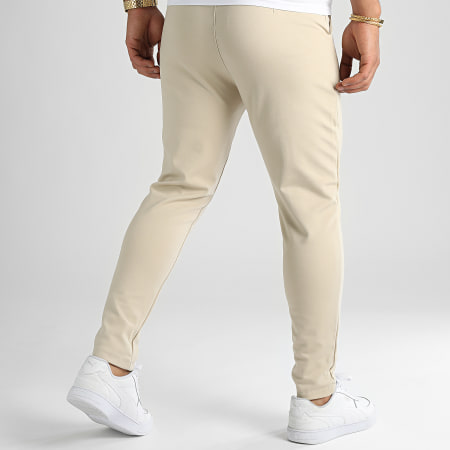 Frilivin - Lote de 2 pantalones chinos negros beige