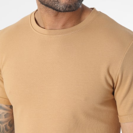 Uniplay - Lote de 2 camisetas oversize T311 Negro Camel