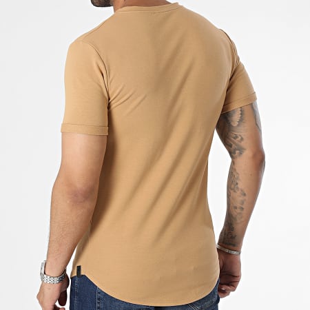 Uniplay - Lot De 2 Tee Shirts Oversize T311 Noir Camel