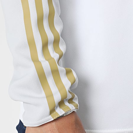 Adidas Sportswear - Tee Shirt Manches Longues A Bandes FAF 22 HF1457 Beige Clair
