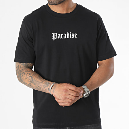 Luxury Lovers - Paradise III Large Oversize Camiseta Negro