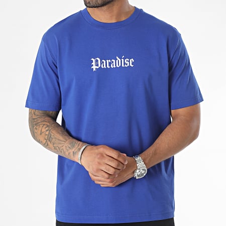Luxury Lovers - Paradise III King Camiseta oversize azul grande