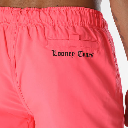 Looney Tunes - Pantaloncini da bagno Taz Graff rosa fluo