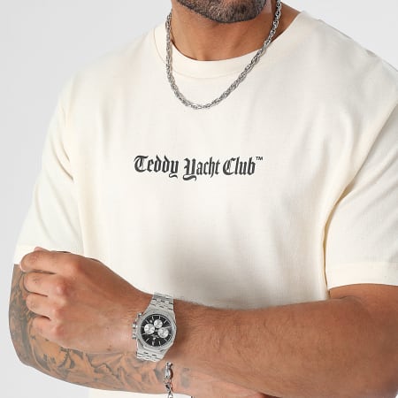 Teddy Yacht Club - Camiseta Oversize Large Art Series Dripping Beige