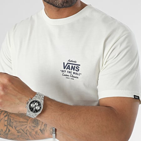 Vans - Tee Shirt Holder Classic A3HZF Blanc Cassé