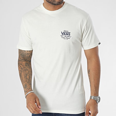 Vans - Tee Shirt Holder Classic A3HZF Blanc Cassé
