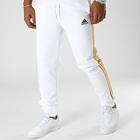 Adidas Sportswear Pantaloni da jogging a bande bianche del Real Madrid HY0611 Ryses