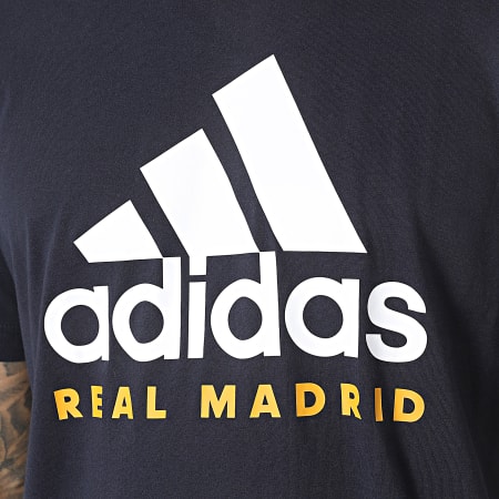 Adidas Sportswear - Tee Shirt DNA HY0613 Real Madrid Bleu Marine