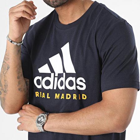 Adidas Sportswear - Tee Shirt DNA HY0613 Real Madrid Bleu Marine