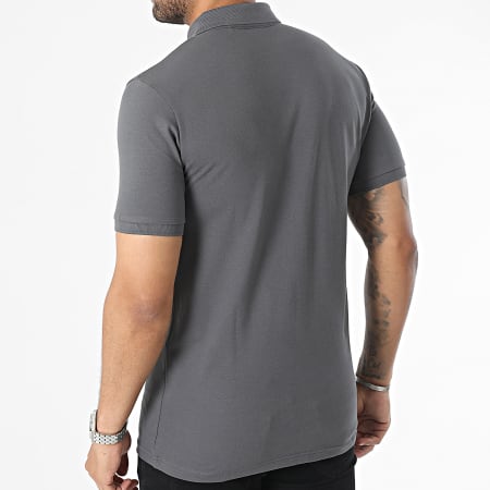 BOSS - Polo Manches Courtes 50472668 Gris Anthracite