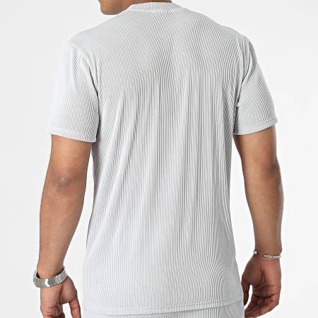 Classic Series - Conjunto de camiseta y pantalón corto gris claro