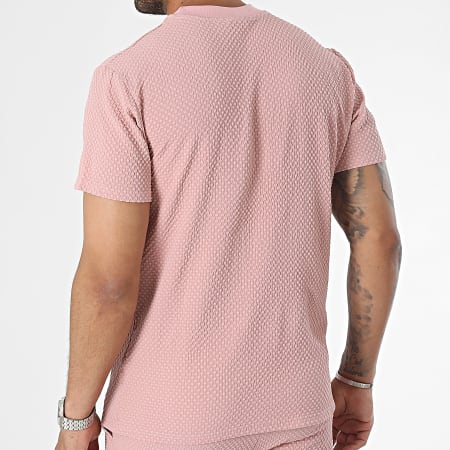 Classic Series - Set di maglietta e pantaloncini da jogging rosa
