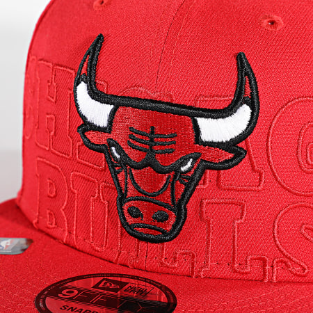 New Era - 9Fifty NBA Draft Chicago Bulls Snapback Cap Rosso