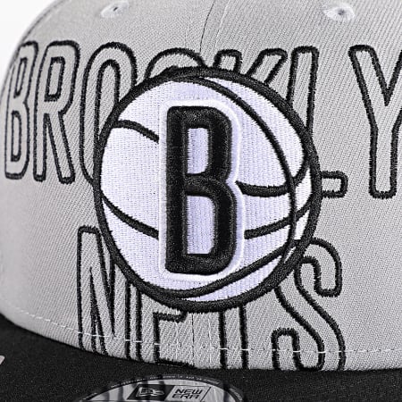 New Era - 9Fifty NBA Draft Brooklyn Nets Grigio Nero Cappellino Snapback