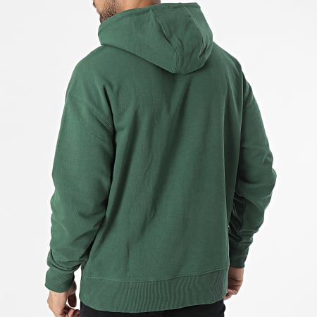 Tommy Jeans - Felpa con cappuccio Relax Signature 6797 Verde