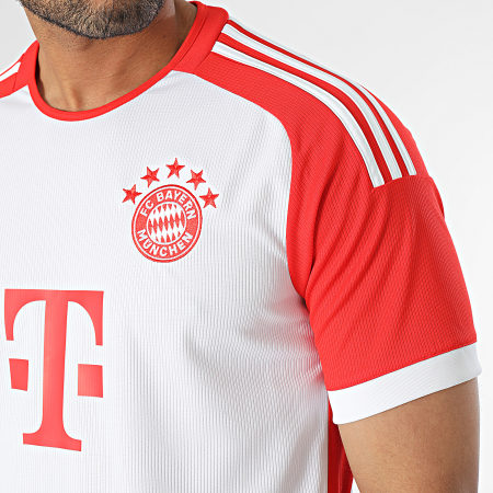 Adidas Performance - Bayern Munich Camiseta de fútbol IJ7442 Blanco Rojo