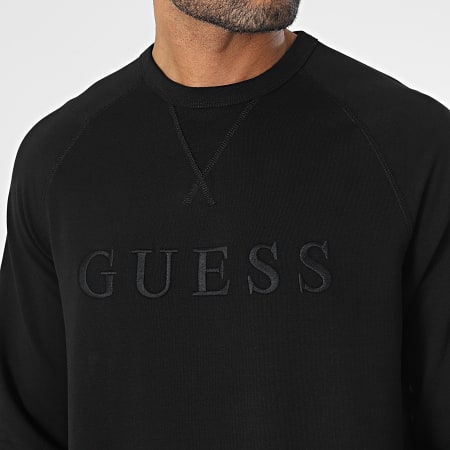 Guess - Sweater met ronde hals U3YQ01-KBS91 Zwart