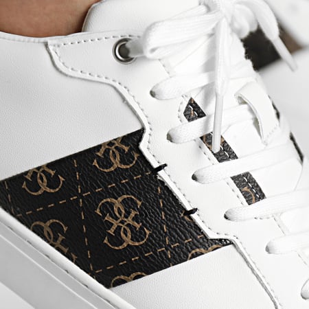 Guess - Sneakers FM7TOIELL12 Bianco Marrone