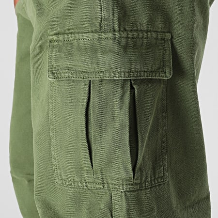 2Y Premium - Pantalón cargo vaquero verde