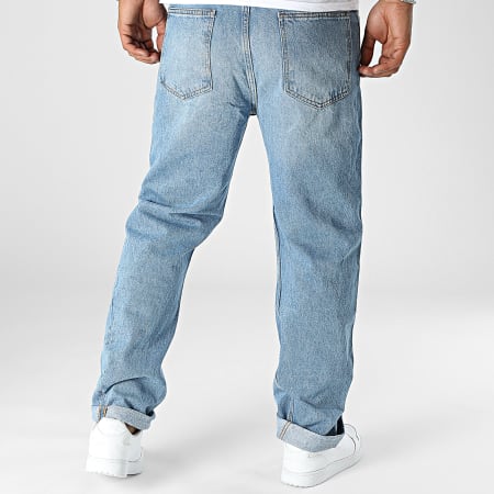 2Y Premium - Jeans baggy in denim blu