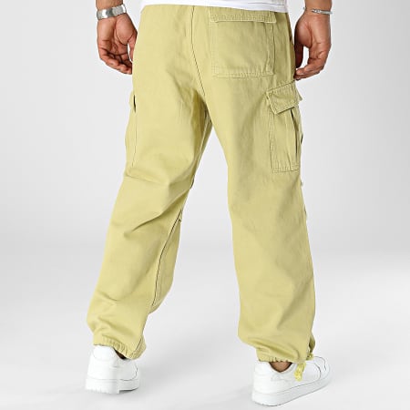 2Y Premium - Pantaloni Cargo Jean verde chiaro
