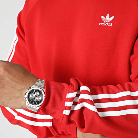 Adidas Originals - Felpa girocollo a 3 strisce IM4508 Rosso