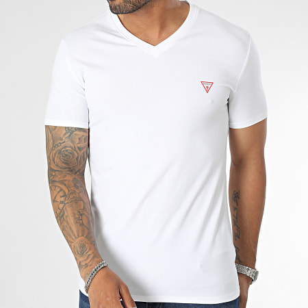 Guess - Slim Camiseta M2YI32-J1314 Blanco