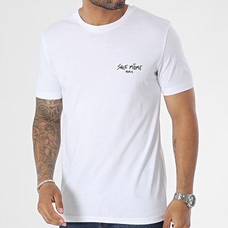 Sale Môme Paris - Pola Teddy Tee Shirt Bianco