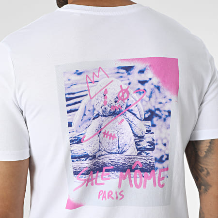 Sale Môme Paris - Maglietta Pola Rabbit bianca