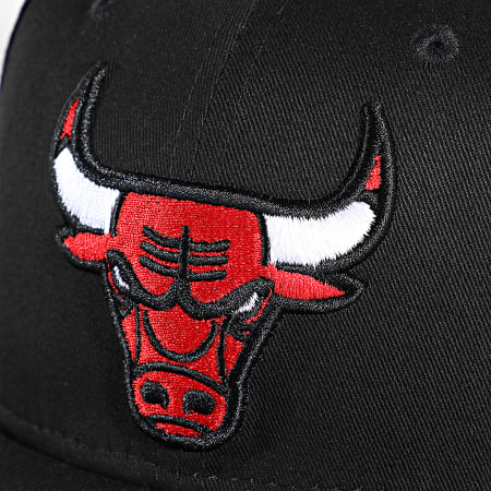 New Era - Gorra Chicago Bulls 9Fifty Patch Snapback Negra - Ryses
