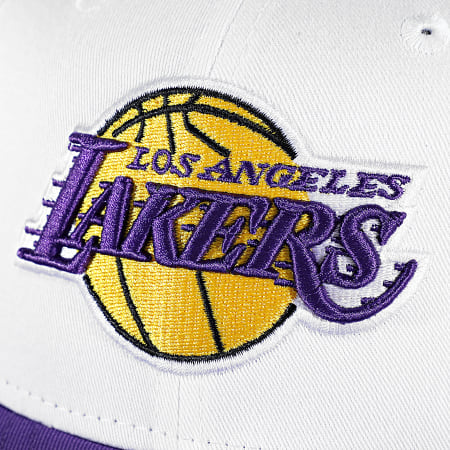 New Era - 9Fifty Crown Team Los Angeles Lakers Cappello Snapback Viola Bianco