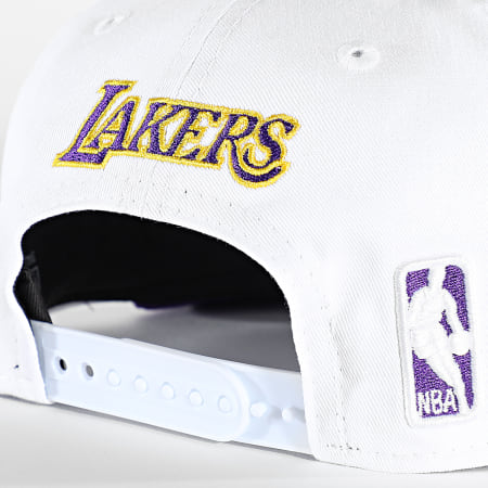 New Era - Casquette Snapback 9Fifty Crown Team Los Angeles Lakers Violet Blanc