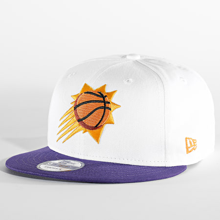 New Era - Casquette Snapback 9Fifty Crown Team Phoenix Suns Blanc Violet
