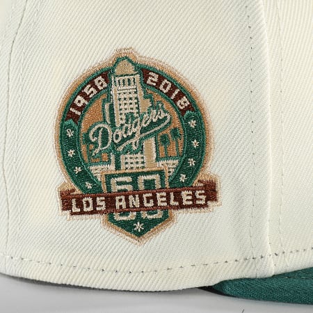 Casquette New Era 9FORTY Los Angeles Dodgers – Beige Clair – Taille Unique Homme – Neuve