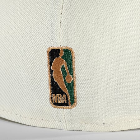 New Era - Cappellino 59Fifty Camp Boston Celtics Verde Beige