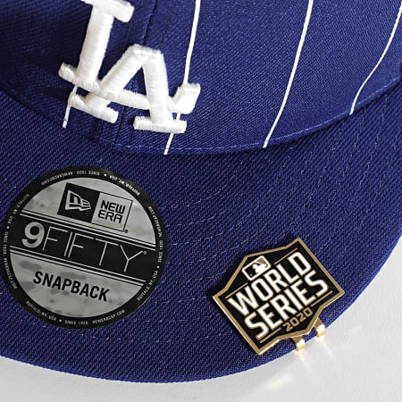 New Era - Casquette Snapback 9Fifty Pinstripe Los Angeles Dodgers Bleu Marine
