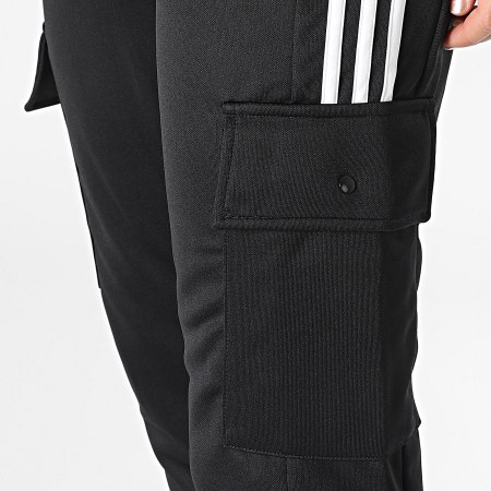 Adidas Performance - Pantalones cargo con banda para mujer Tiro IA3034 Negro