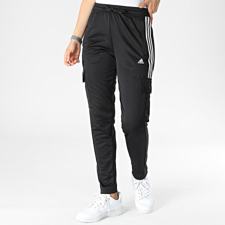 Adidas Sportswear - Pantaloni Cargo a fascia da donna Tiro IA3034 Nero