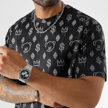 Teddy Yacht Club - Oversize Large Lifestyle Maison De Couture Camiseta 0050 Negro