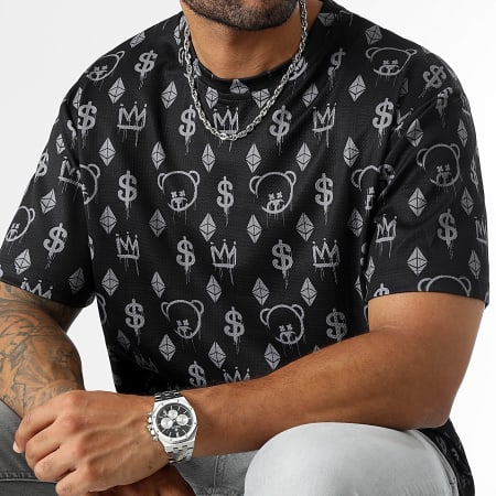 Teddy Yacht Club - Oversize Large Lifestyle Maison De Couture Camiseta 0050 Negro