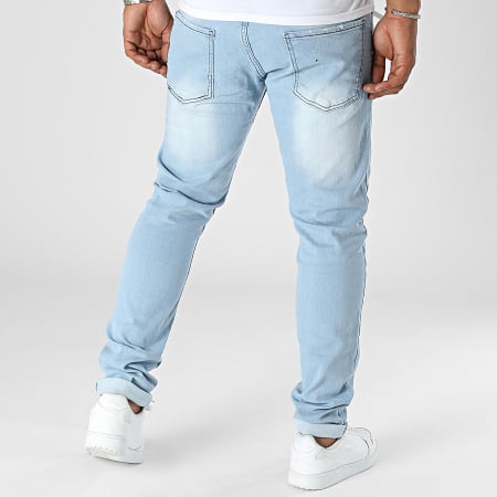 Zelys Paris - Jeans regolari con lavaggio blu