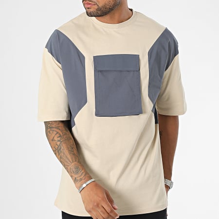 Classic Series - Grijs Beige Pocket Tee Shirt