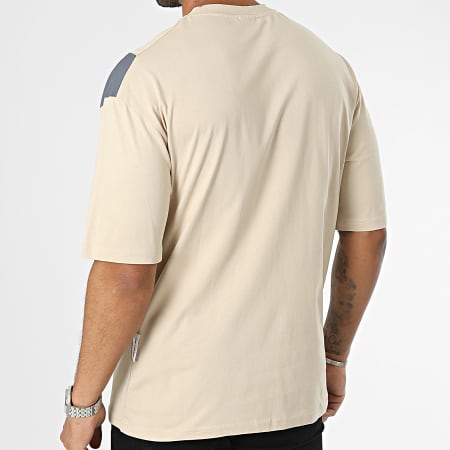 Classic Series - Camiseta de bolsillo gris beige