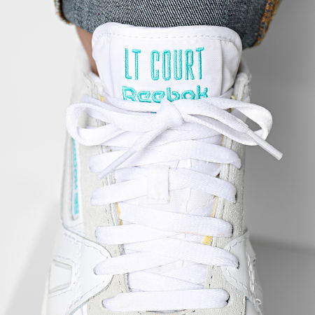 Reebok - Baskets Lt Court IE9386 Footwear White Chalk Classic Teal
