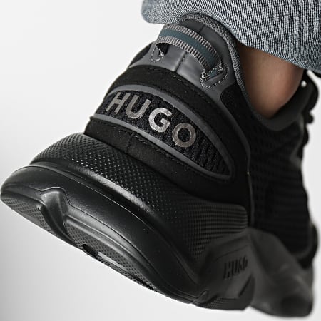 HUGO - Leon Runner Sneakers 50498685 Grigio scuro