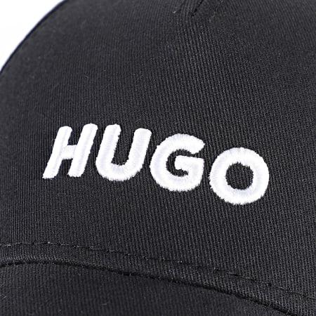 HUGO Jude-Bl Cappellino Snapback Uomo Nero | Berretto Twill Traspirante Con Logo Ricamato